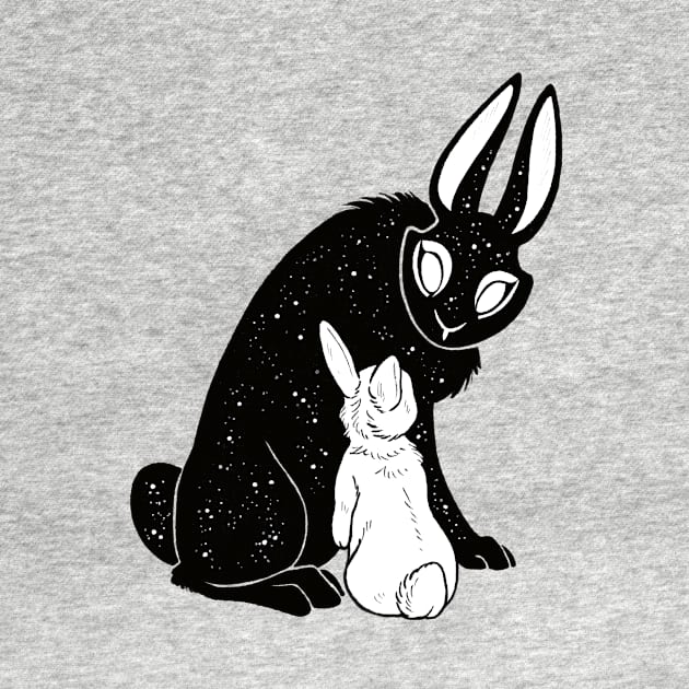 Nightsky Rabbit by Firlefanzzz